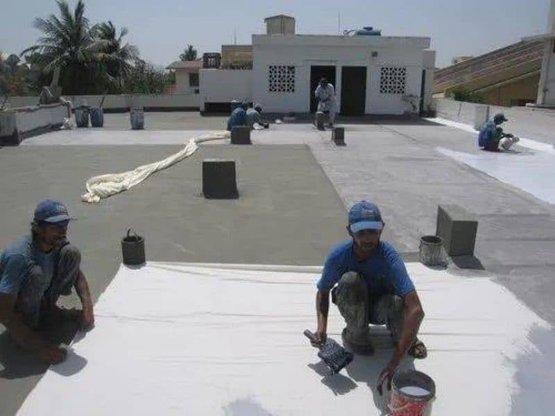 Waterproofing Heat proofing Roof Leakage treatment 12