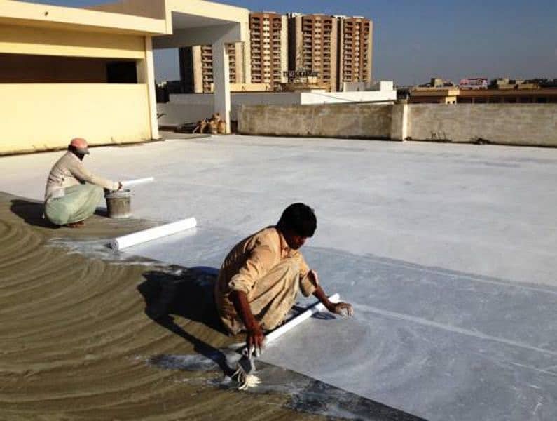 Waterproofing Heat proofing Roof Leakage treatment 14