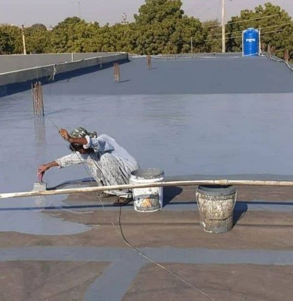 Waterproofing Heat proofing Roof Leakage treatment 15