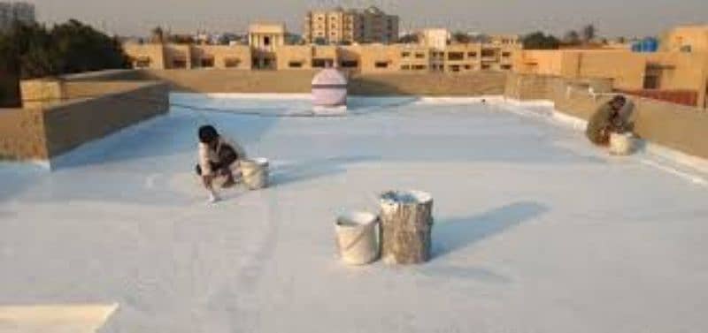 Waterproofing Heat proofing Roof Leakage treatment 16