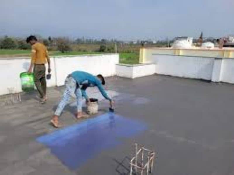 Waterproofing Heat proofing Roof Leakage treatment 17