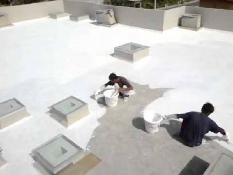 Waterproofing Heat proofing Roof Leakage treatment 19