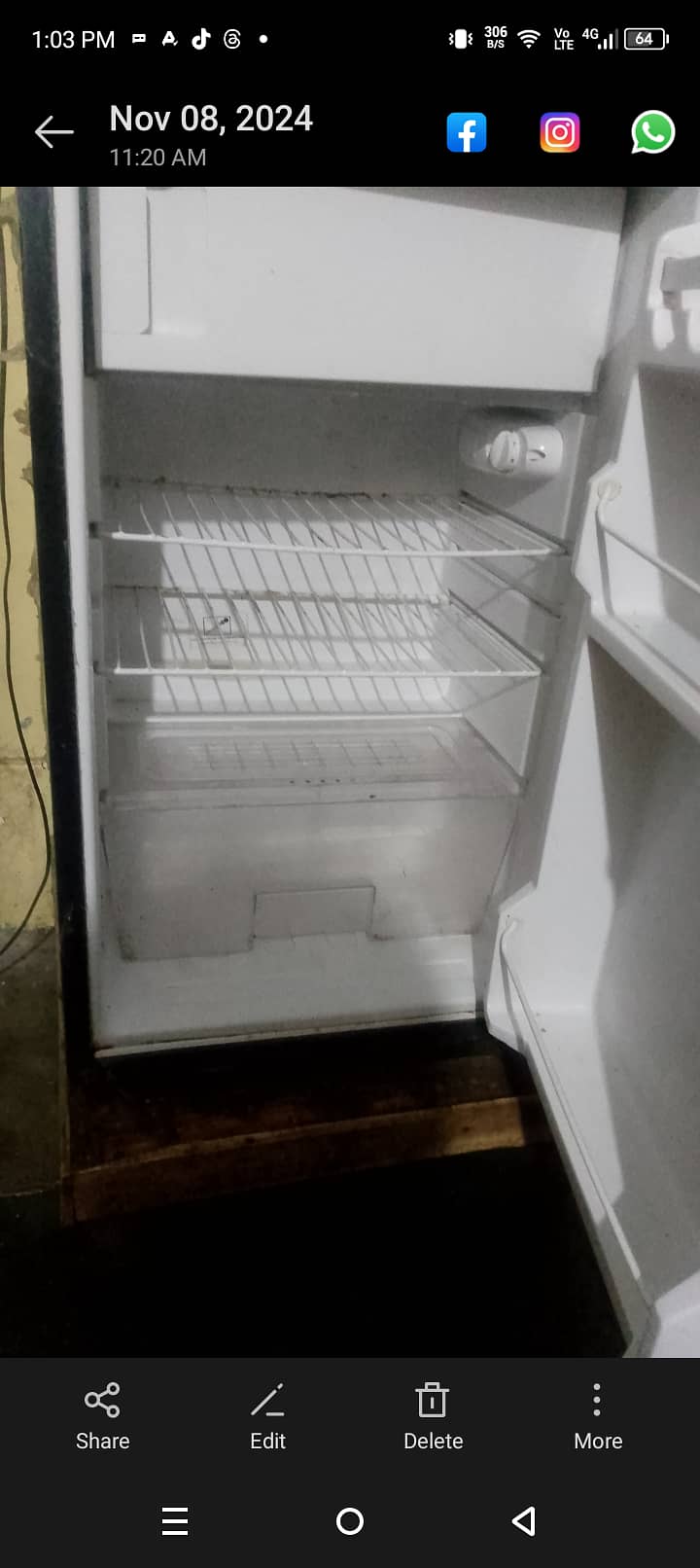 Selling my room fridge 1