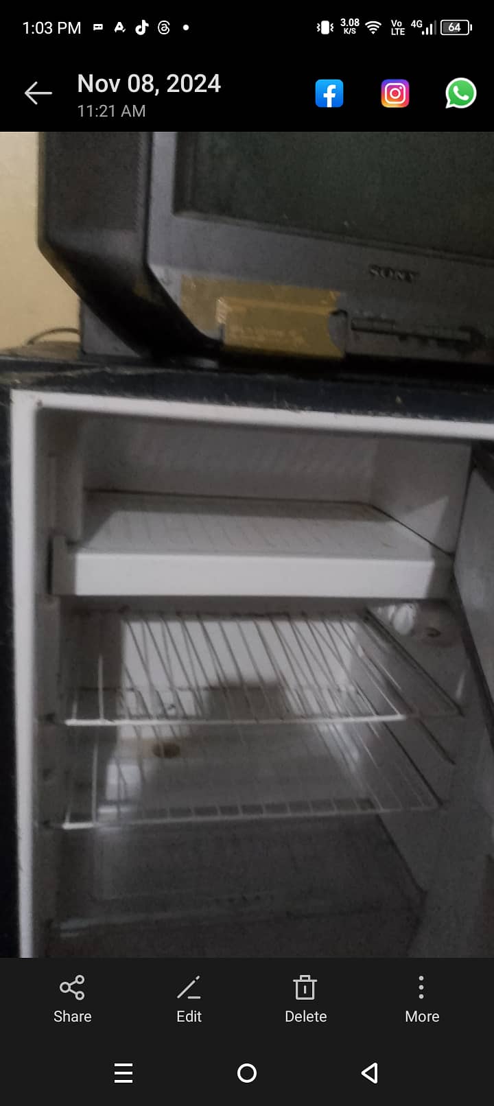 Selling my room fridge 3