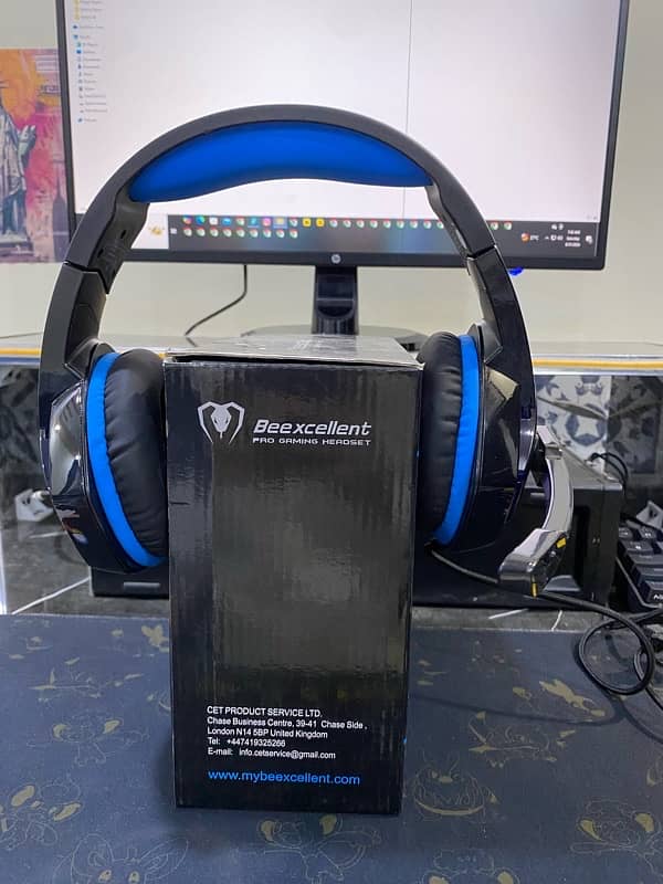 beexcellent gm14 gaming headphone box pack not used 03278694670 4