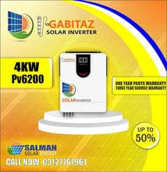 Gabitaz 4 kw PV6200w hybrid inverter 1 Year warranty 3Year service