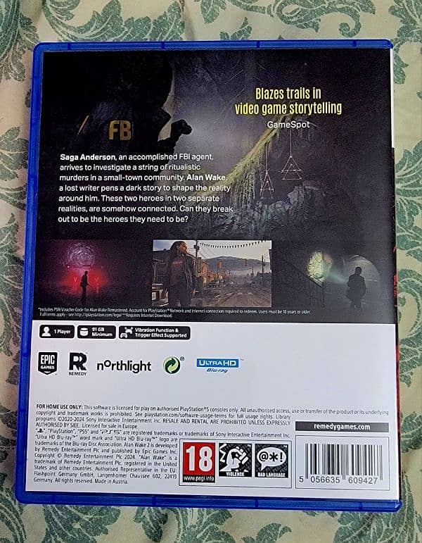 Alan wake 2 Deluxe Edition Ps5 1