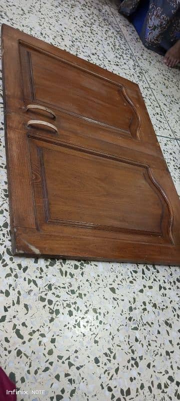 Original wooden polish Door. 6