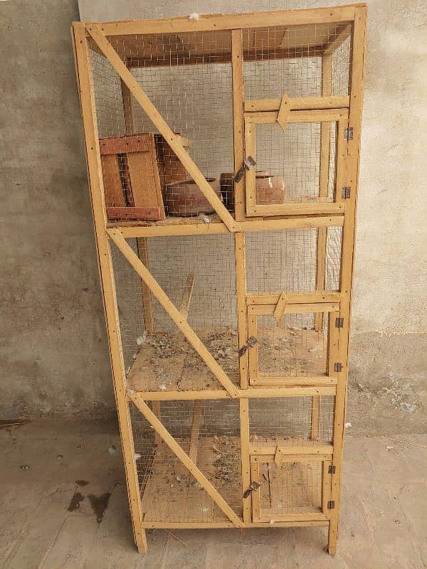 3 portions Cage /pigeons/parrots 1