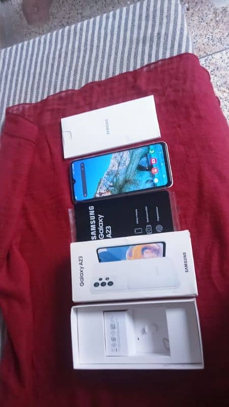 Samsung A23 6gb 128gb complete box 03325594818whtsp 5