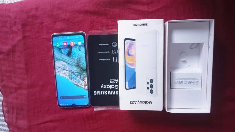 Samsung A23 6gb 128gb complete box 03325594818whtsp 6