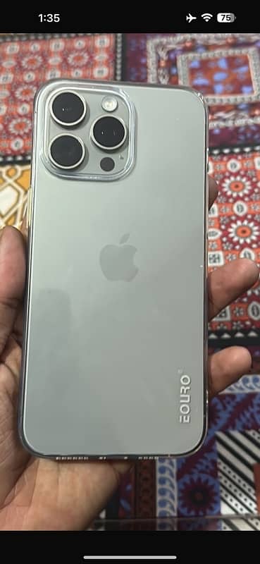 iphone 15 pro max 256 gb natural non PTA complete box 1