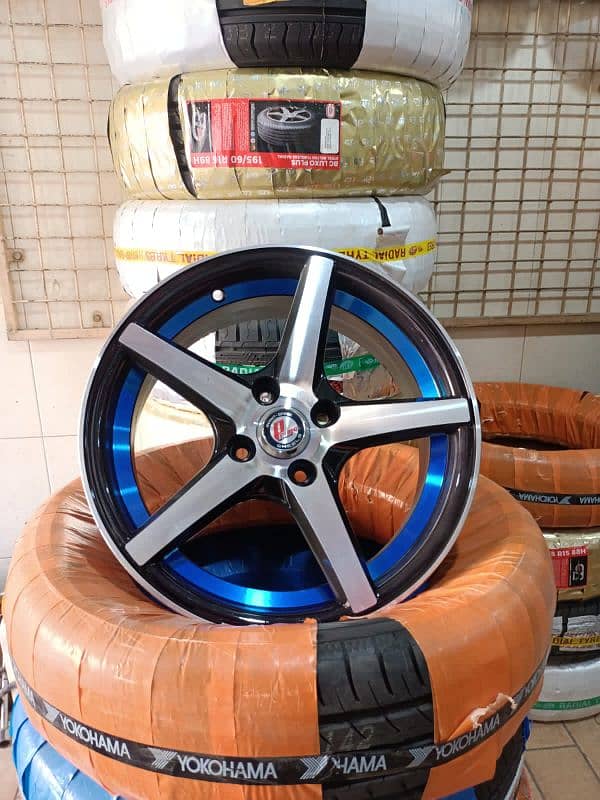 Tyres alloys Rims Available Bridgestone Dunlop Yokohama Sailun General 8