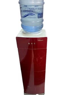 Beautiful Red Water Dispenser with Refrigerator