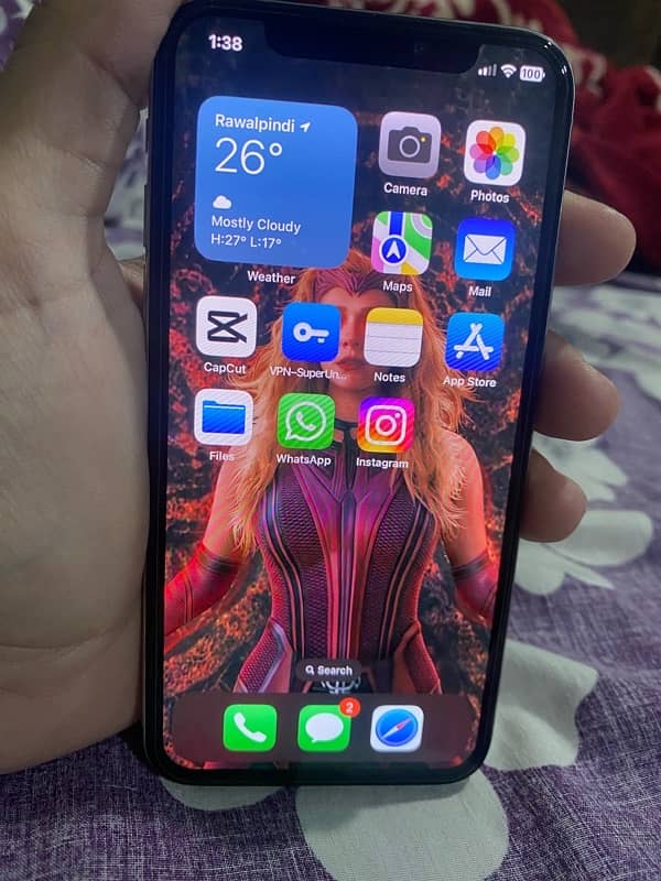 iPhone X 64GB PTA Approved with box 5