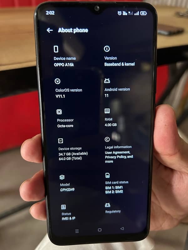 Oppo A16k 4/64 1