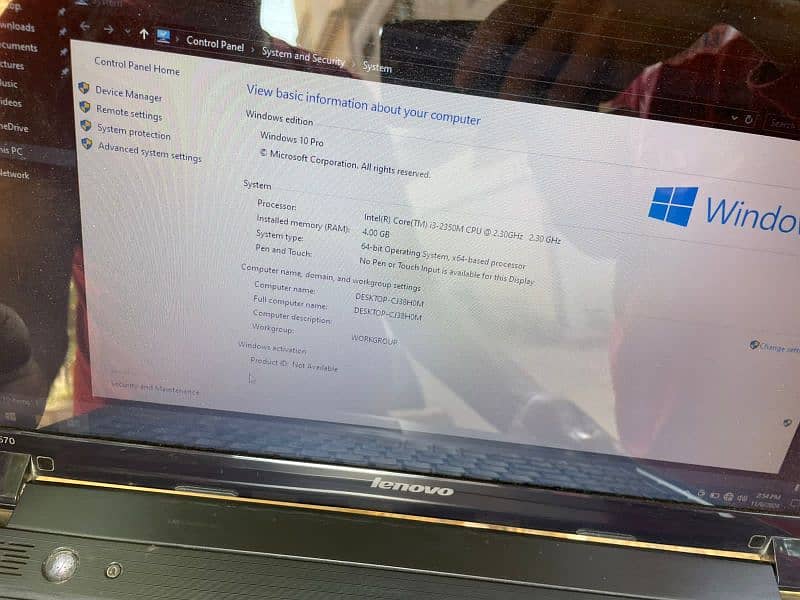 Lenovo laptop i3  2Gen 5