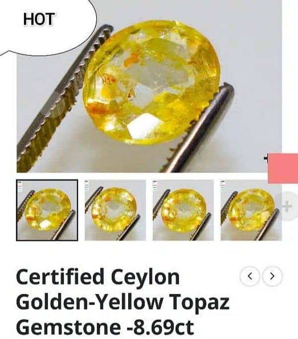 ceylon golden topaz /pukhraj 0