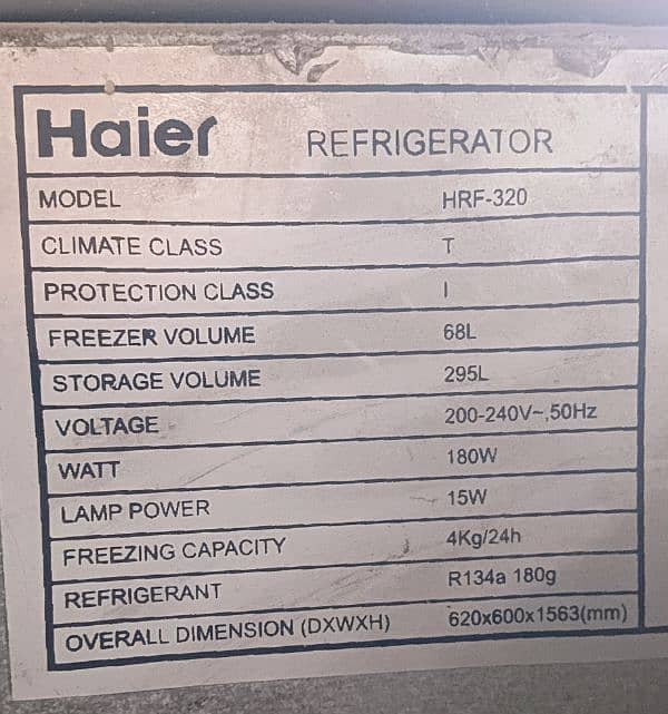 Haier refrigerator is available for sale 8