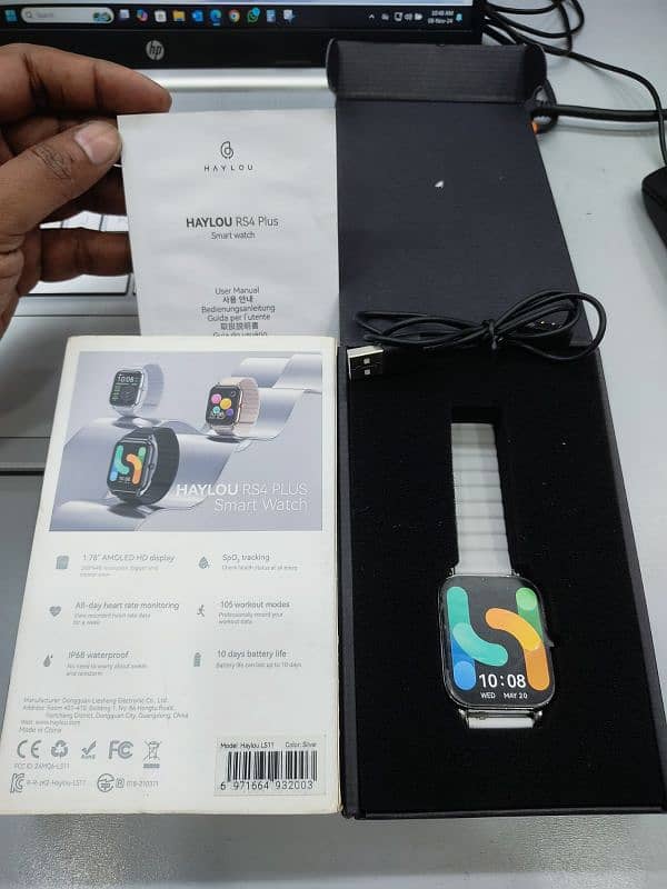 Haylou RS4 Plus Smart Watch AMOLED 60Hz with Box 1