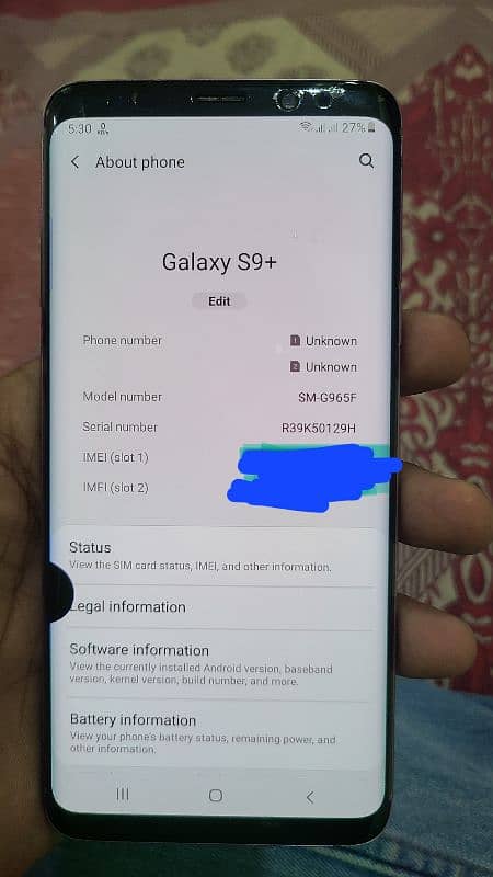 Samsung S9+ Dual Sim 11