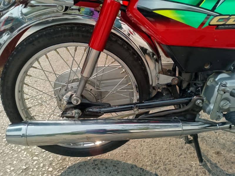 Honda cd 70 2022 model in good condition 4