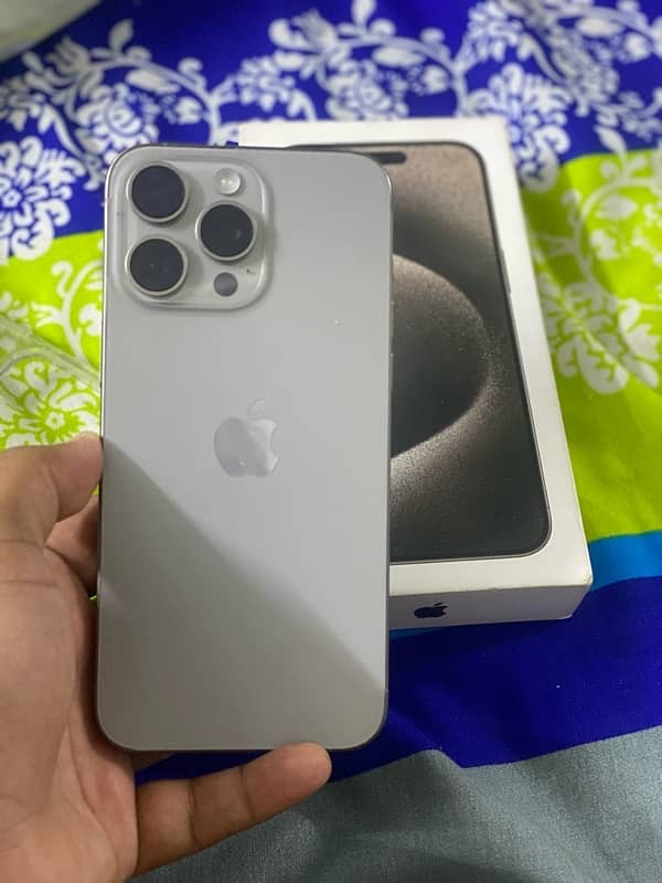 iPhone 15 pro max 256gb pta approve 0