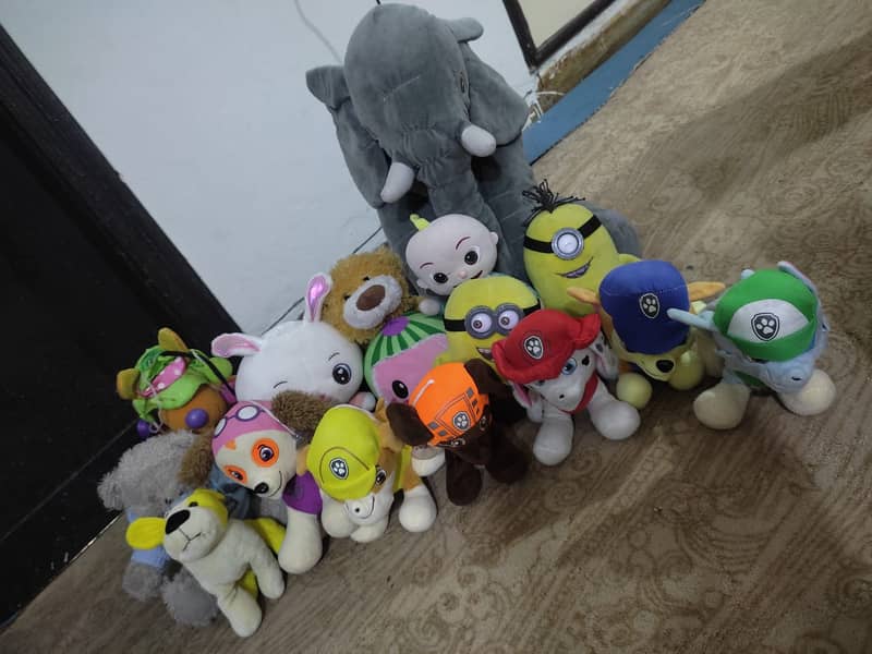 Paw Petrol Stuff Toys whole Set, Cocomelon, minions etc 2