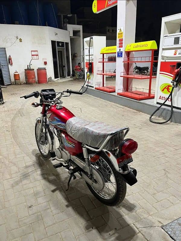 Honda cg 125 2024 zero meter condition first owner karachi number 0