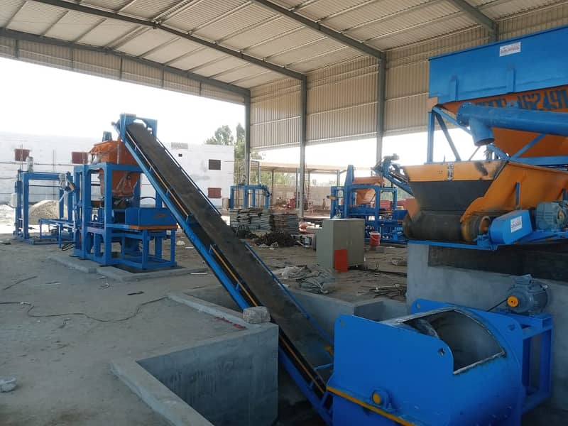 Concrete Pavers & Blocks making machinery for sale in Lahore 13