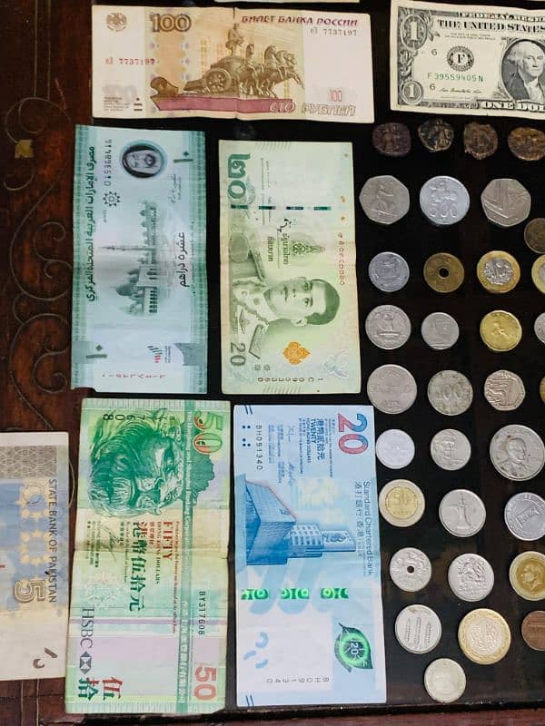 currency collection coins and notes 7