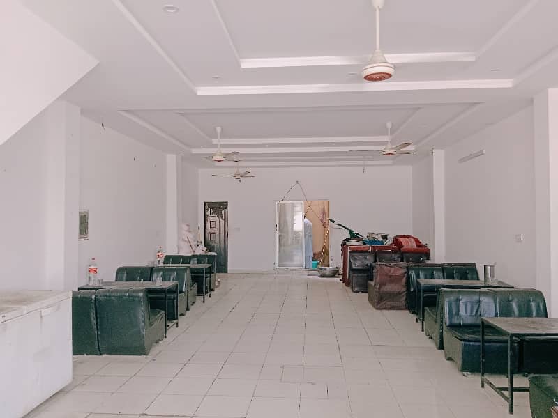 5.5 Marla Ground floor Hall available for Rent in military account society college Road Lahore 1