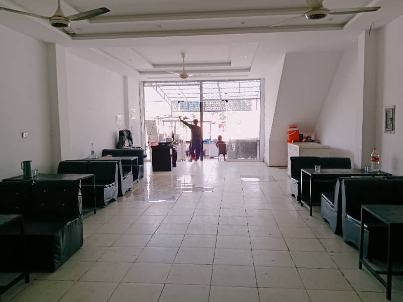 5.5 Marla Ground floor Hall available for Rent in military account society college Road Lahore 2