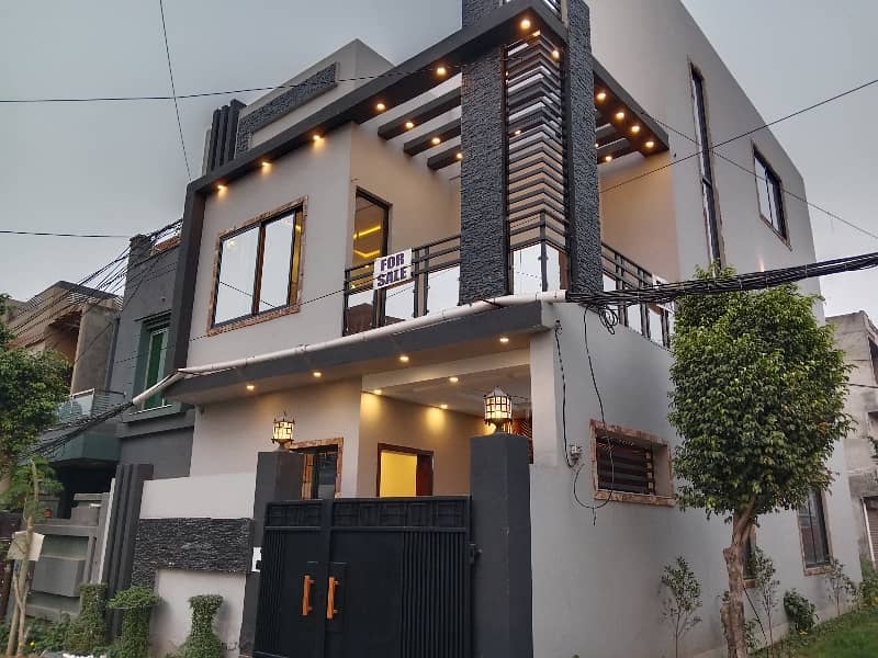 4 Marla corner Brand New Dubble storey house available for sale in military account society college Road Lahore 1