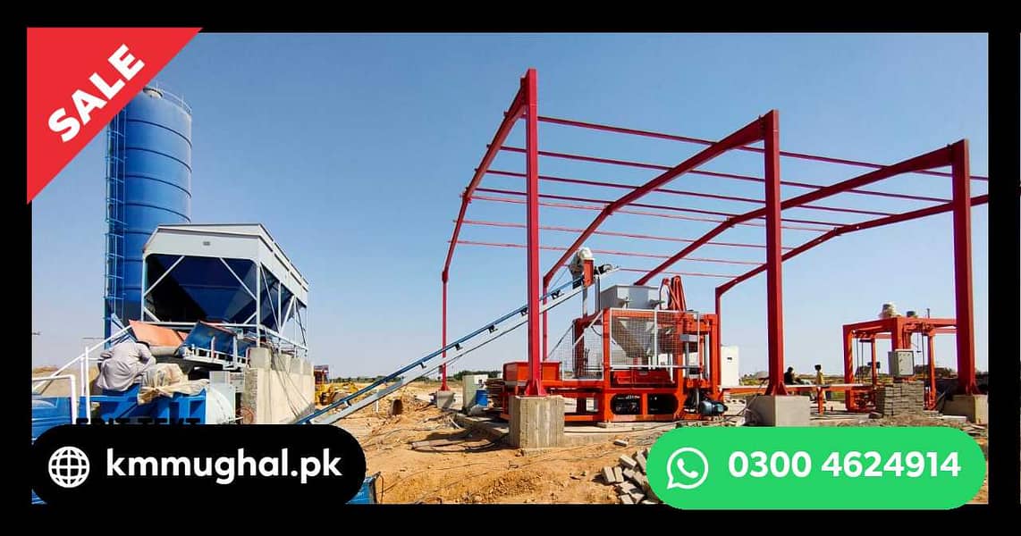 Pakistan Price Concrete Block Making Machine|Tuff Tile Machine 6