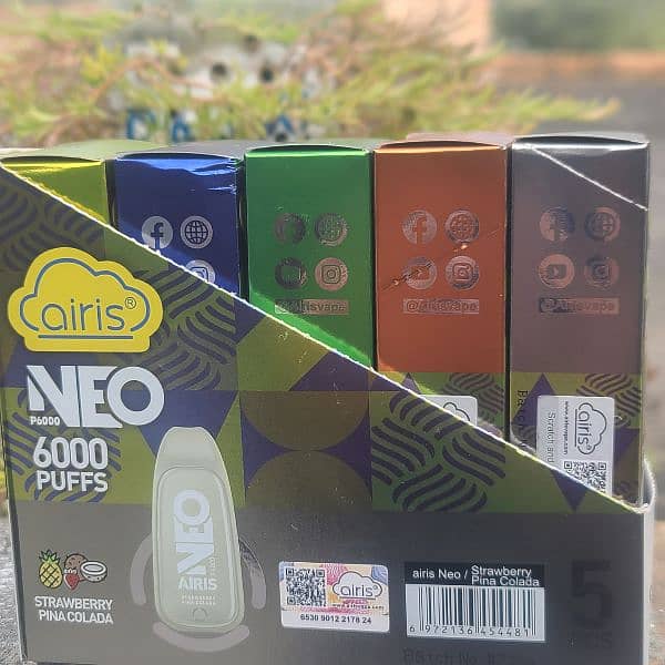 NEO  vape pod 6000 puff 4