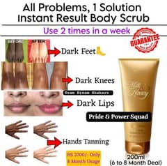 All Problems, One Solution Instant Result Body Scrub