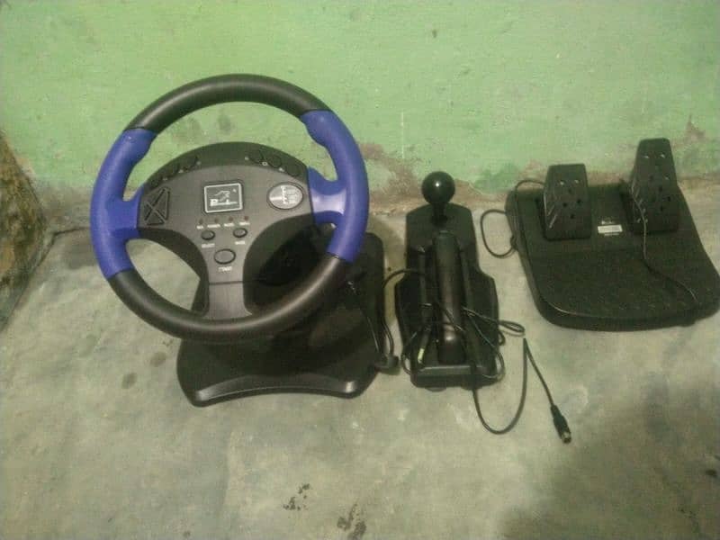 gaming steering wheel pc or ps hr kisi k sath conect ho jay ga 3