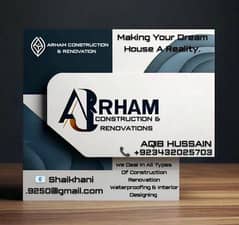 ARHAM CONSTRUCTION & RENOVATION SERVICES