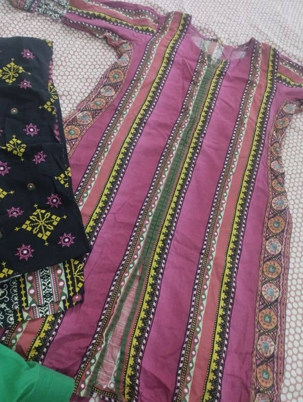 khaddar dresses good condition 4