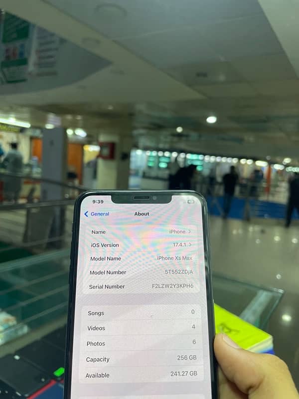 iphone xs max pta approved 256GB all ok 86% battre helth face id ok 5