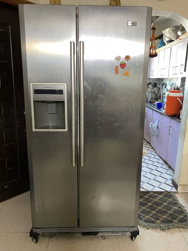 Haier double door frige 0