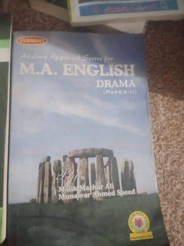 MA English books 0