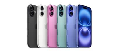 JV iPhone 16 & 16 Plus 128GB - Black, Teal, Pink, White ( iPhone 16+ )