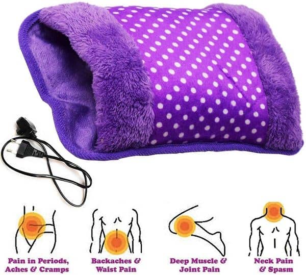 Electric Hot Water Bottle Heat Pad (Heat Bag) For Pain Relief 0