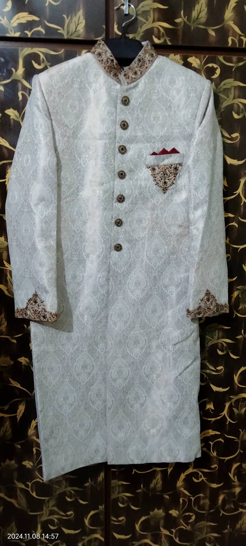 Wedding Sherwani with Kulla 4