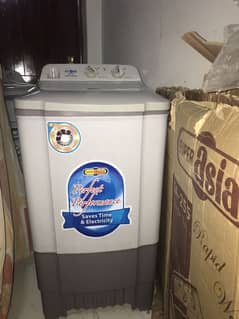 Super Asia washing machine brand new with box contact on 03329552922