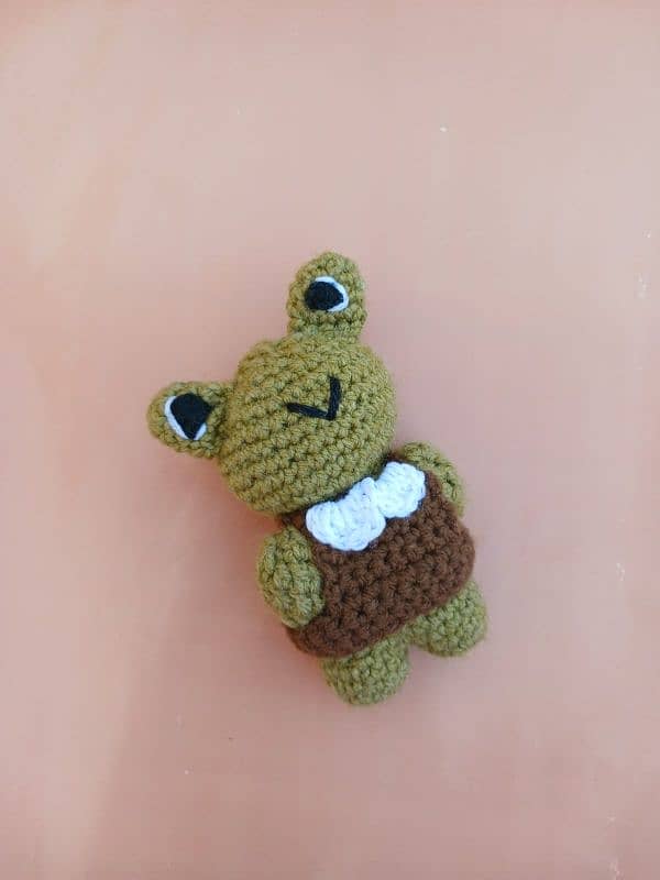 Crochet frog 0