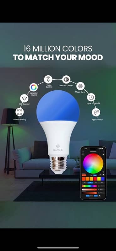 light bulb ( smart led light bulb ) 0