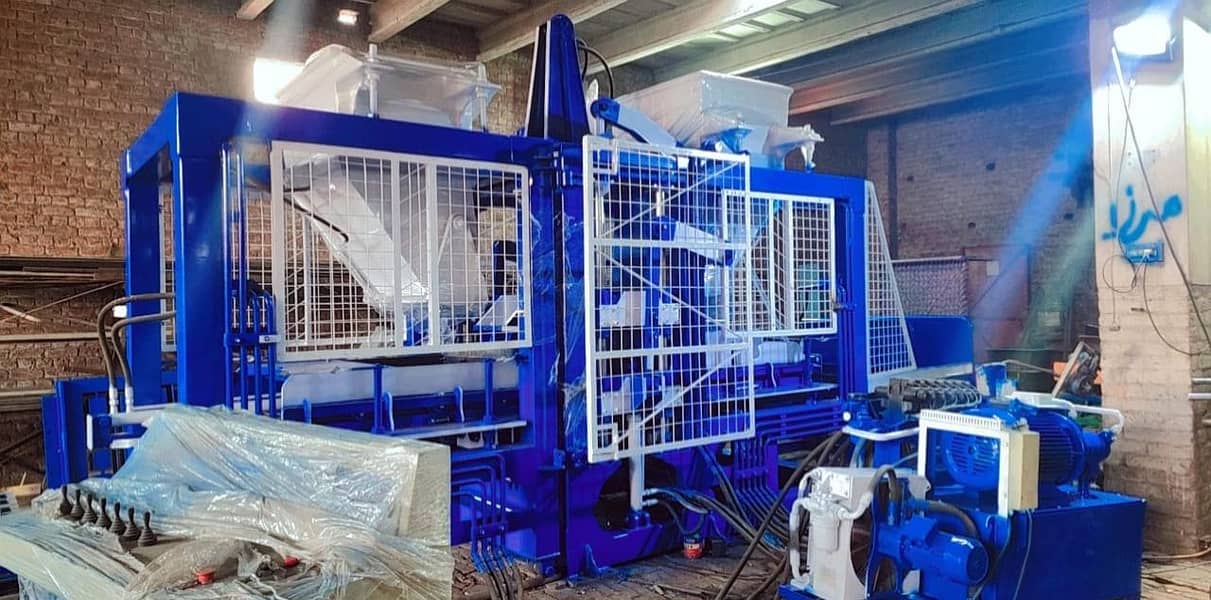 Concrete Block, Paver, & Tuff Tile Making Machine for Sale in Pakistan 5